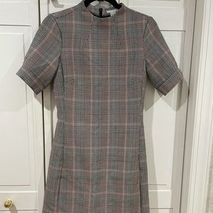 H&M Short Sleeved Plaid Dress